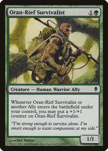 Oran-Rief Survivalist 174, carta de Magic: The Gathering de Zendikar