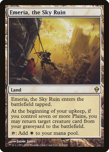 Emeria, the Sky Ruin 213, carta de Magic: The Gathering de Zendikar