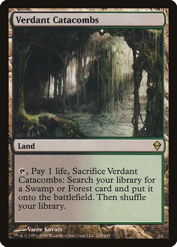 Verdant Catacombs 229, carta de Magic: The Gathering de Zendikar