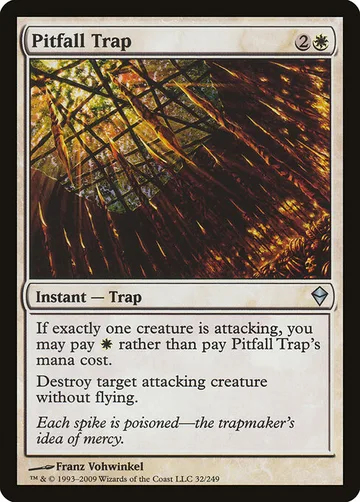 Pitfall Trap 32, carta de Magic: The Gathering de Zendikar