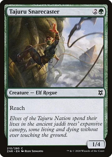 Tajuru Snarecaster 210, carta de Magic: The Gathering de Zendikar Rising