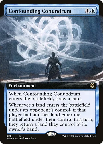 Confounding Conundrum 326, carta de Magic: The Gathering de Zendikar Rising