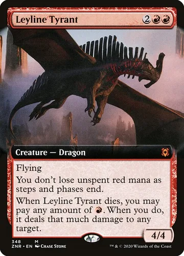 Leyline Tyrant 348, carta de Magic: The Gathering de Zendikar Rising