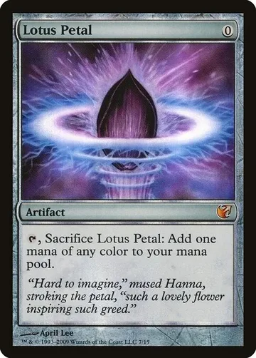 Lotus Petal 7, carta de Magic: The Gathering de From the Vault: Exiled