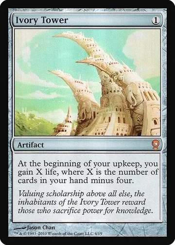 Ivory Tower 4, carta de Magic: The Gathering de From the Vault: Relics