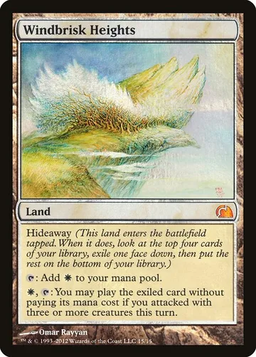 Windbrisk Heights 15, carta de Magic: The Gathering de From the Vault: Realms