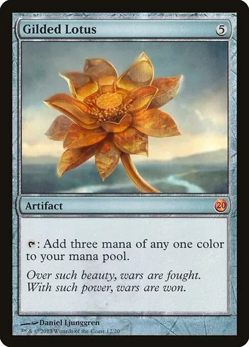 Gilded Lotus 12, carta de Magic: The Gathering de From the Vault: Twenty