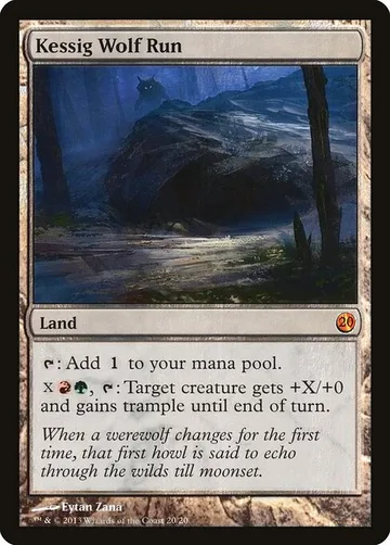 Kessig Wolf Run 20, carta de Magic: The Gathering de From the Vault: Twenty