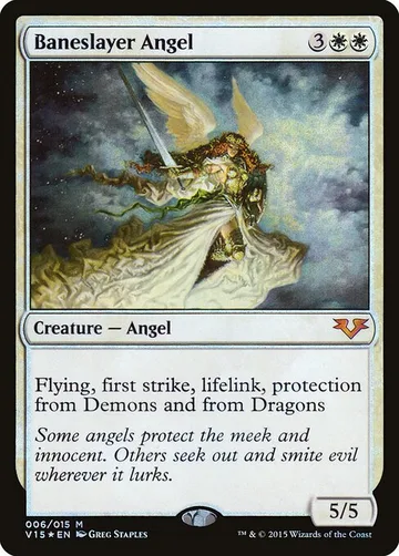 Baneslayer Angel 6, carta de Magic: The Gathering de From the Vault: Angels