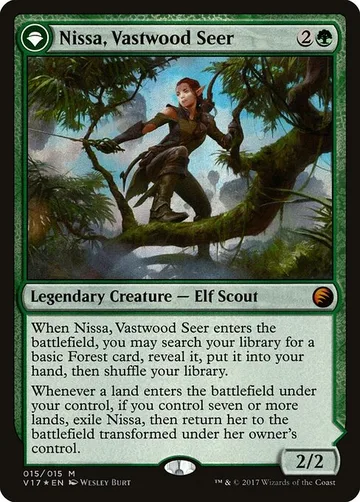 Nissa, Vastwood Seer // Nissa, Sage Animist 15