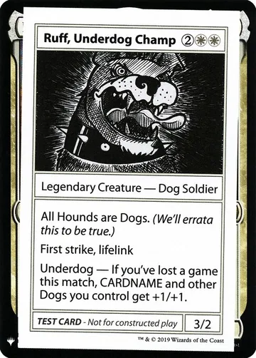 Ruff, Underdog Champ 10