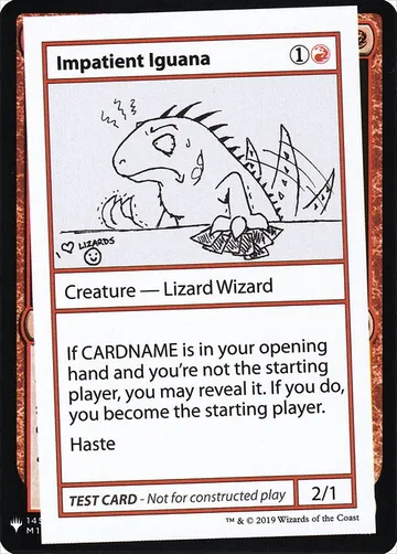 Impatient Iguana 55