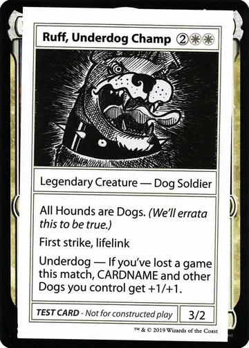 Ruff, Underdog Champ 10