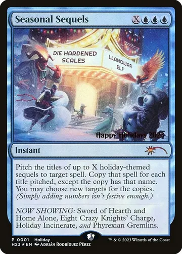 Seasonal Sequels 23, carta de Magic: The Gathering de Happy Holidays