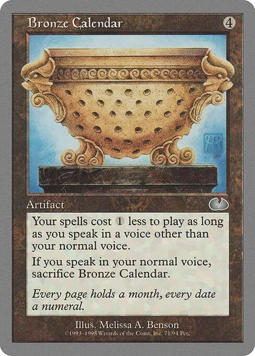 Bronze Calendar 71