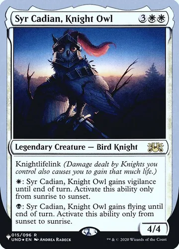 Syr Cadian, Knight Owl 9