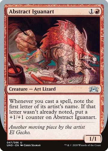Abstract Iguanart 47