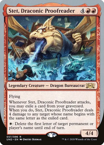 Stet, Draconic Proofreader 57