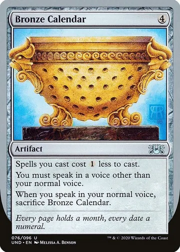 Bronze Calendar 76