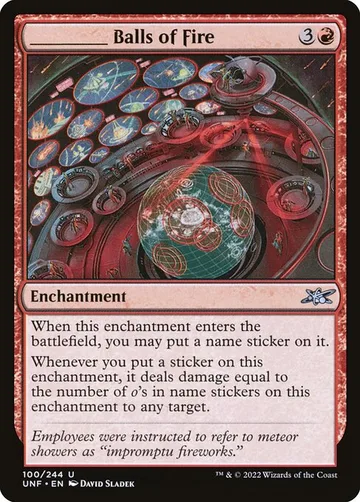 _____ Balls of Fire 100
