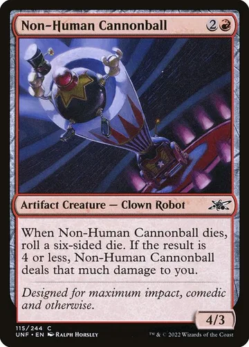 Non-Human Cannonball 115