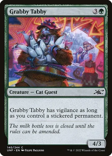 Grabby Tabby 140