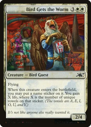 _____ Bird Gets the Worm 291