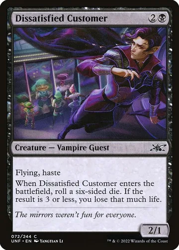 Dissatisfied Customer 72