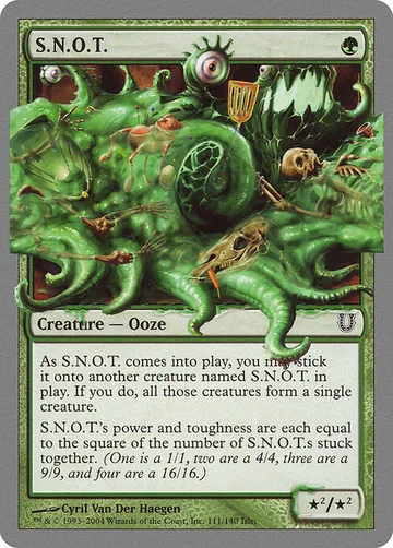 S.N.O.T. 111, carta de Magic: The Gathering de Unhinged