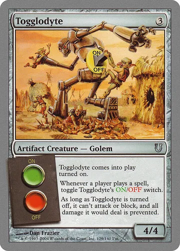 Togglodyte 129, carta de Magic: The Gathering de Unhinged