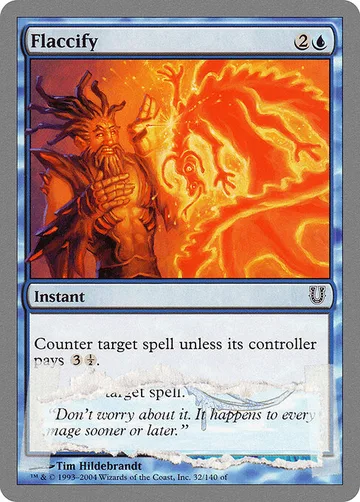 Flaccify 32, carta de Magic: The Gathering de Unhinged