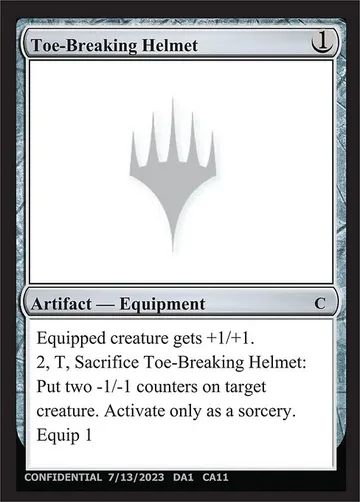 Toe-Breaking Helmet CA11