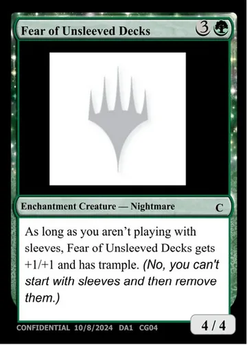 Fear of Unsleeved Decks CG04