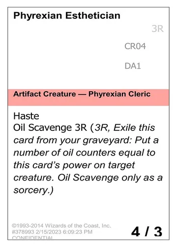 Phyrexian Esthetician CR04c
