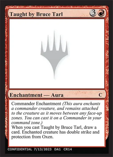 Taught by Bruce Tarl CR14b