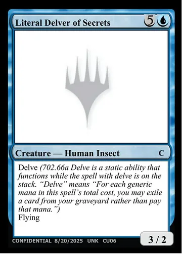 Literal Delver of Secrets CU06