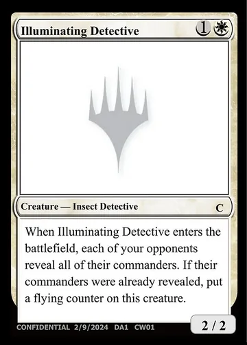 Illuminating Detective CW01