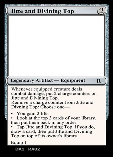 Jitte and Divining Top RA02c
