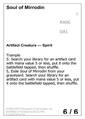 Soul of Mirrodin RA06b
