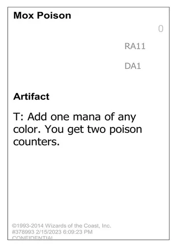 Mox Poison RA11b