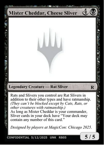 Mister Cheddar, Cheese Sliver RB05a