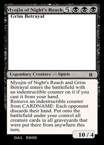 Myojin of Night's Reach and Grim Betrayal RB08