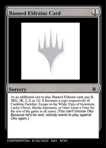 Banned Eldraine Card RC01a