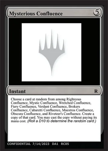 Mysterious Confluence RC05a