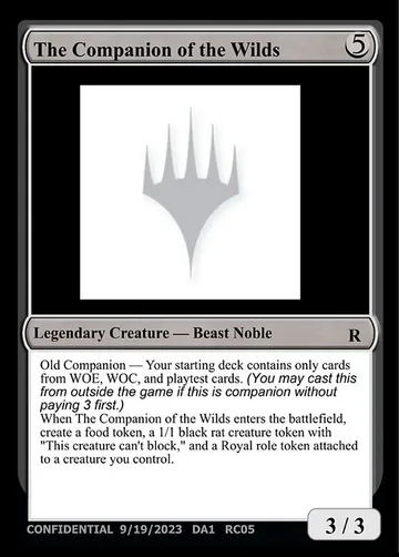 The Companion of the Wilds RC05b