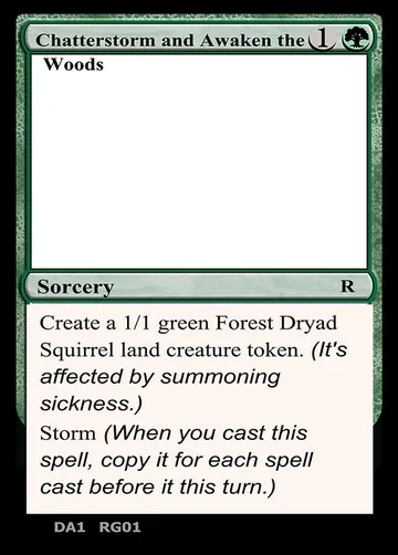 Chatterstorm and Awaken the Woods RG01a