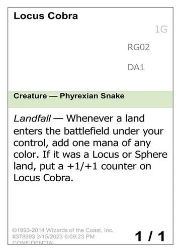 Locus Cobra RG02b
