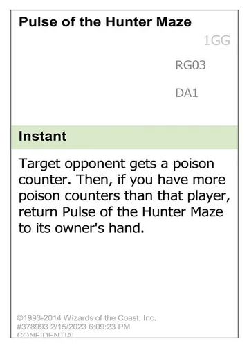 Pulse of the Hunter Maze RG03c