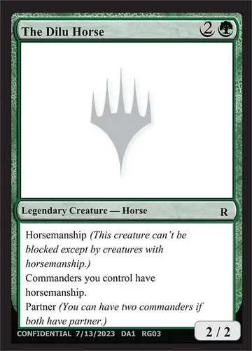 The Dilu Horse RG03d