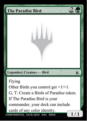 The Paradise Bird RG03f